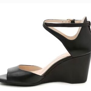 Cole Haan Women's Black Wedge Sandals